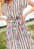 Robe chemise avec ceinture