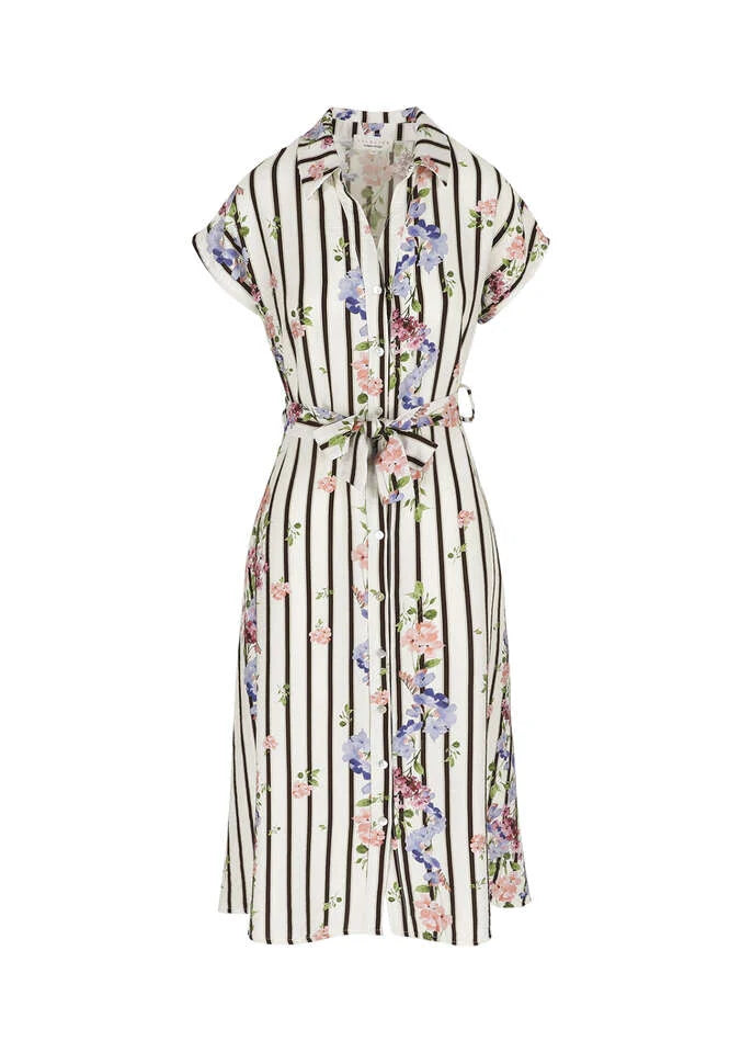 Robe chemise avec ceinture