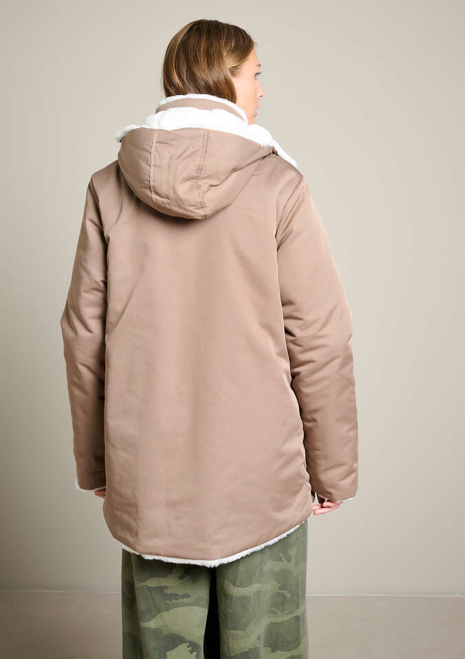 Parka chaude à capuche