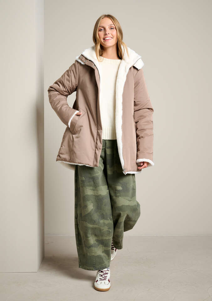 Parka chaude à capuche