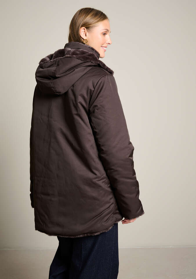 Parka chaude à capuche