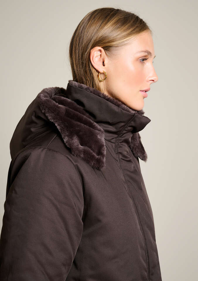 Parka chaude à capuche
