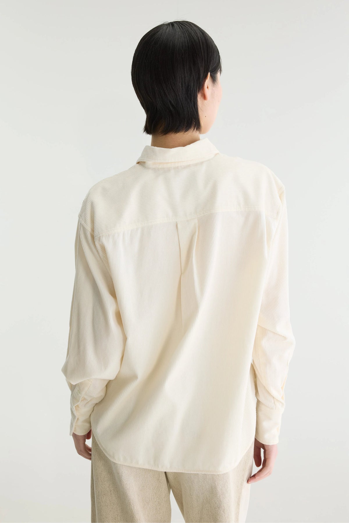 Chemise en velours milleraies Jullia