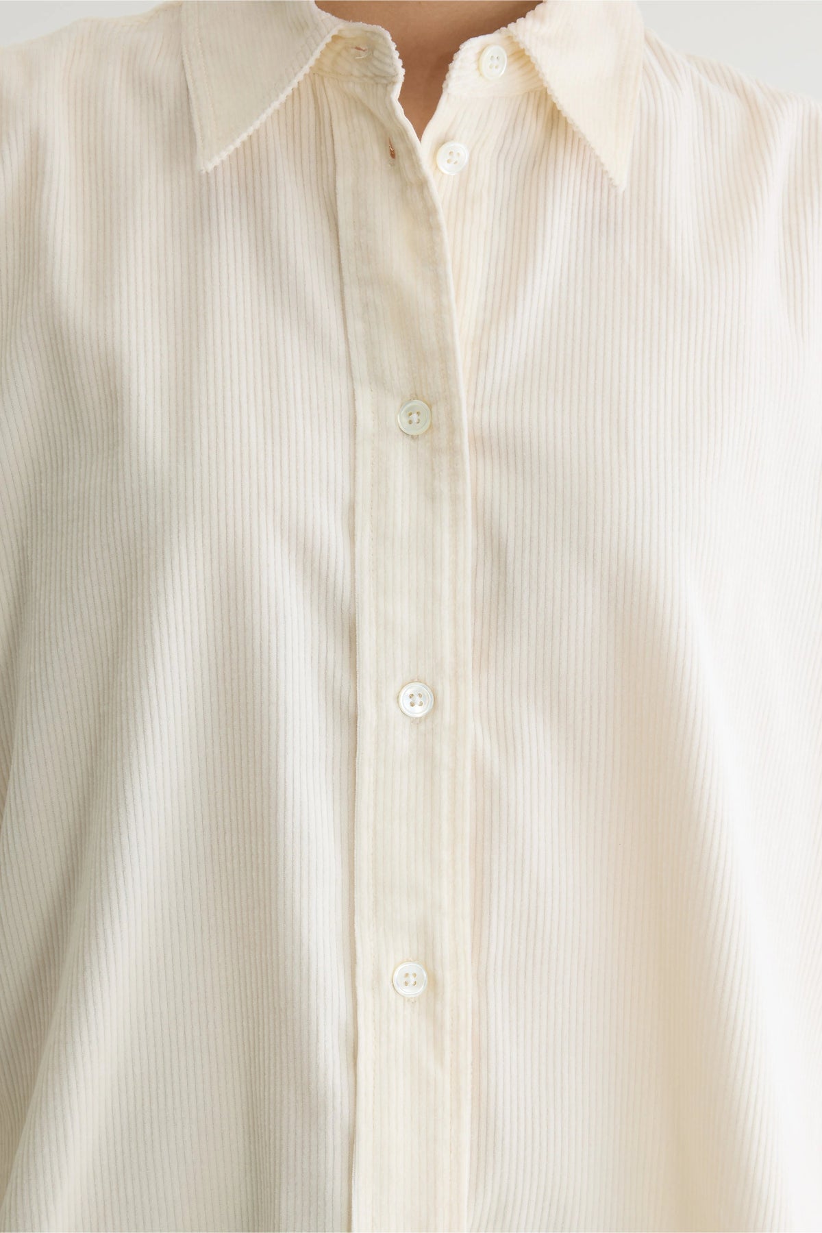 Chemise en velours milleraies Jullia