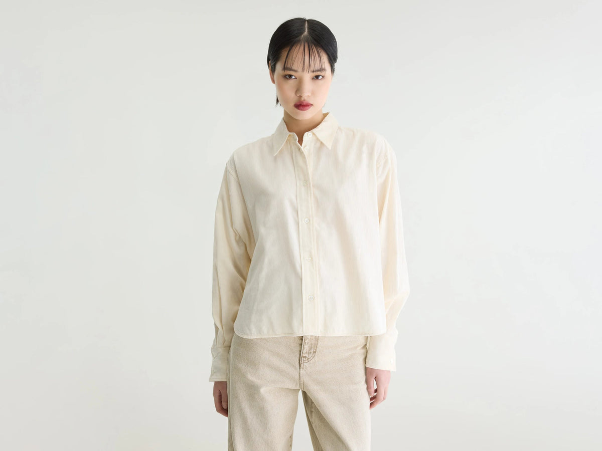 Chemise en velours milleraies Jullia