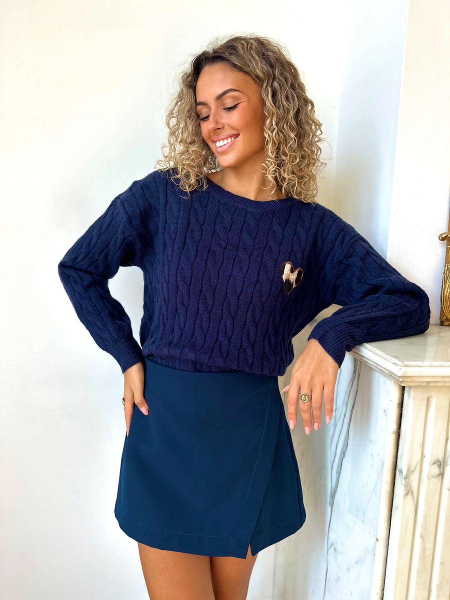 Pull bleu marine - CLARA