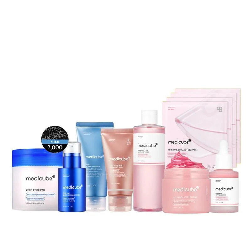 Coffret de soins Glass Glow - Comprend 8 produits LES PLUS VENDUS